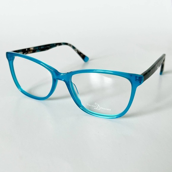 SANTINI D MAVALDI XC3120A C2 Blue Womens Cat Eye Eyeglasses  SANTINI D MAVALDI Eyeglasses XC3120A C2 NEW!!!